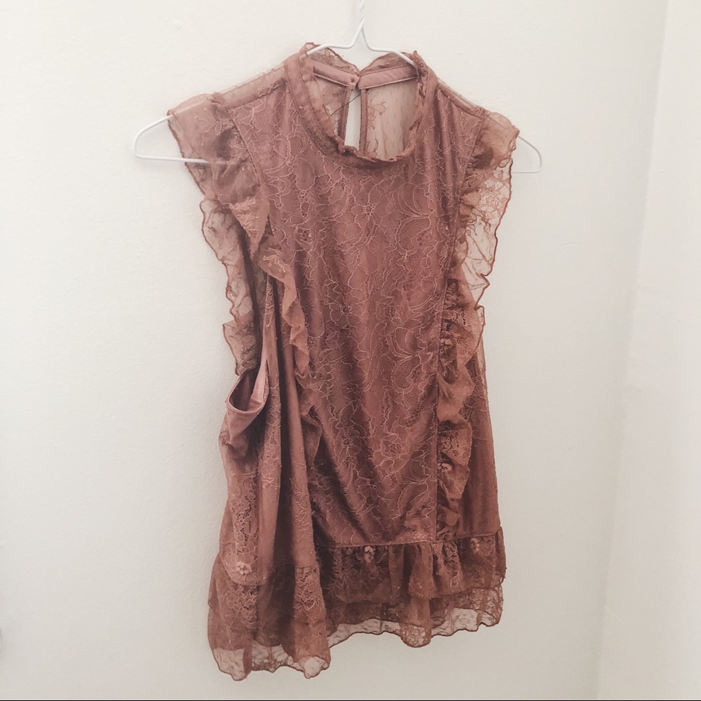Express Pink Top Size M NWT